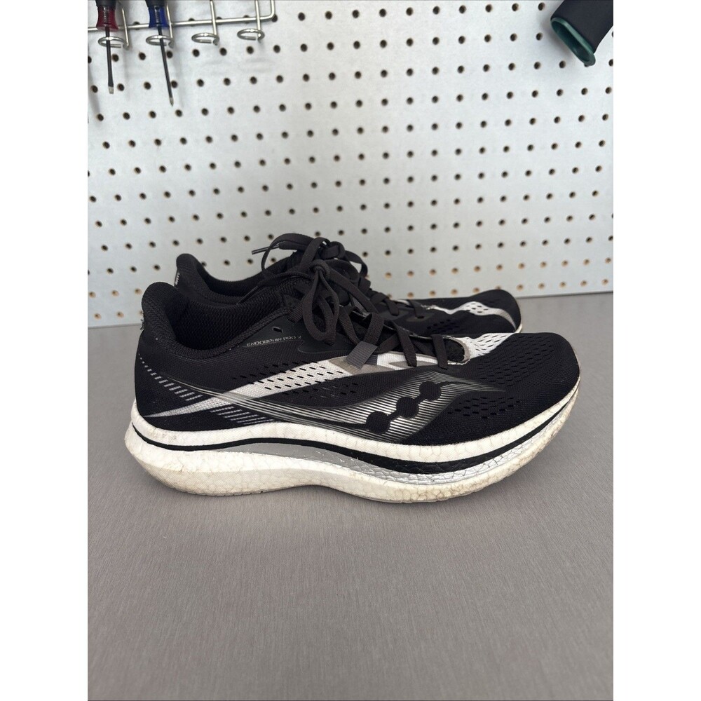 Saucony Endorphin Pro 2 Womens Sz 10 Running Shoes Sneakers Black Gray S10687-10